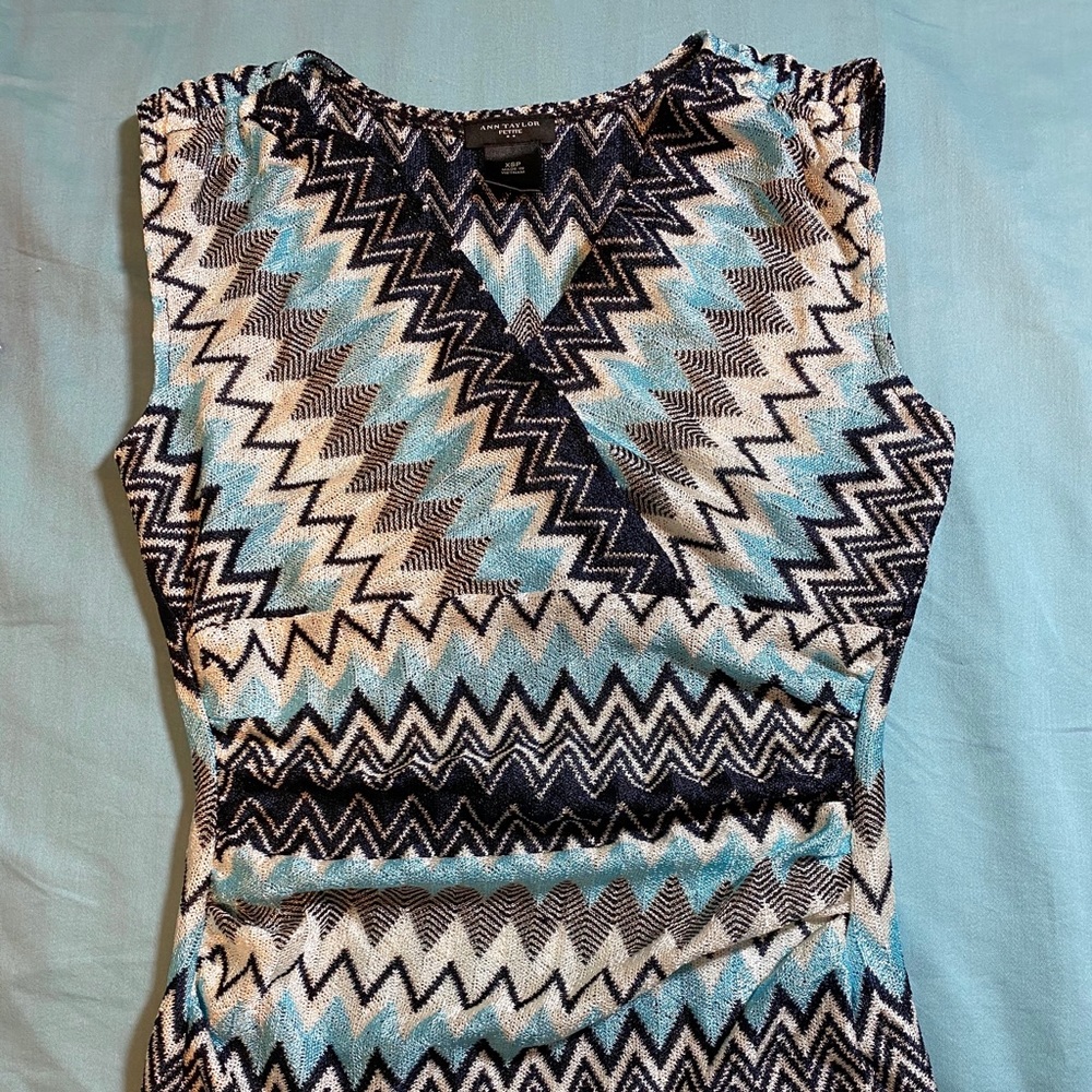 Ann Taylor mixed color top